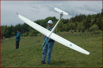 Sicherheitshalber vor dem Jungfernflug noch ein Foto mit Rausschmeier Ludger D.